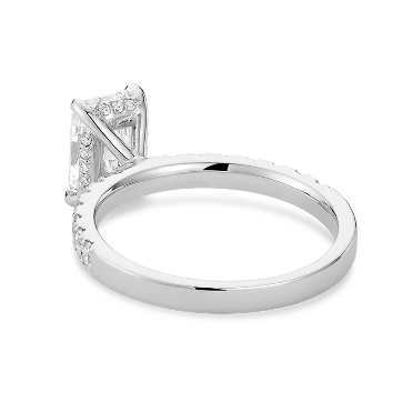 Lab-Grown Radiant Diamond Ring