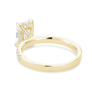 Lab-Grown Radiant Diamond Ring