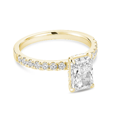 Lab-Grown Radiant Diamond Ring