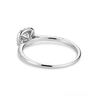 Cushion Diamond Halo Ring/Engagement Ring