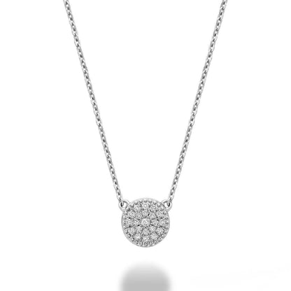 Miligrain Pave Diamond Necklace