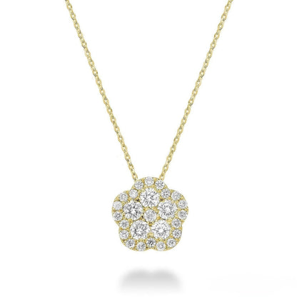 Flower Diamond Pendant