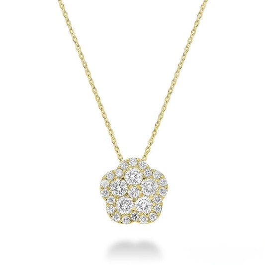 Flower Diamond Pendant