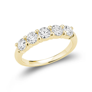 5 Stone Lab-Grown Diamond Ring