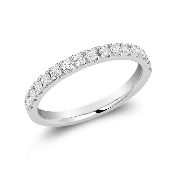 Lab-Grown Band Diamond Ring