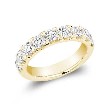 Lab-Grown Semi Eternity Diamond Ring