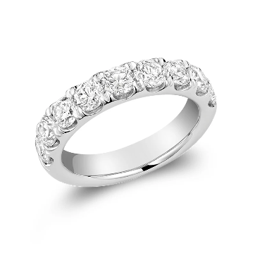 Lab-Grown Semi Eternity Diamond Ring