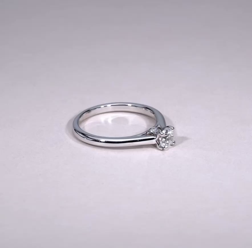 Brilliant Round Diamond Engagement Ring