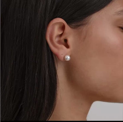 Pearl Stud Earrings