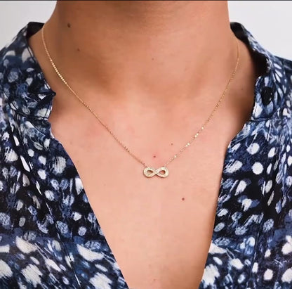 Infinity Diamond Necklace